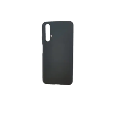 Husa pentru Huawei Nova 5T - Silicon Slim, Negru Husa pentru Huawei Nova 5T - Silicon Slim, Negru